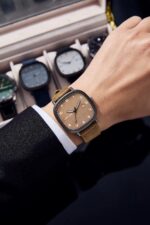 ⁦ساعه رجالية ماركة MSTIANQ مع حزام شمواه⁩ - الصورة ⁦5⁩