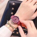 ⁦ساعة نسائية صغيره ماركة MSTANQ بحزام جلد متعددة الالوان⁩ - الصورة ⁦6⁩