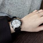 ⁦ساعة رجالي ماركة MSTIANQ بحزام مطاطي⁩ - الصورة ⁦3⁩