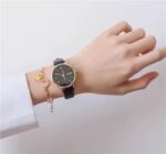 ⁦ساعة نسائيه ماركة MSTIANQ بحزام جلد⁩ - الصورة ⁦8⁩