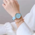 ⁦ساعة نسائيه ماركة MSTIANQ بحزام جلد⁩ - الصورة ⁦7⁩