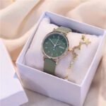 ⁦ساعة نسائيه ماركة MSTIANQ بحزام جلد⁩ - الصورة ⁦5⁩